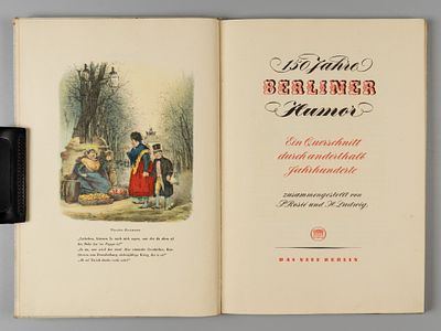 [На нем. яз. 150 лет берлинского юмора.] 150 Jahre Berliner Humor. Berlin, 1950-е. 150 Jahre 