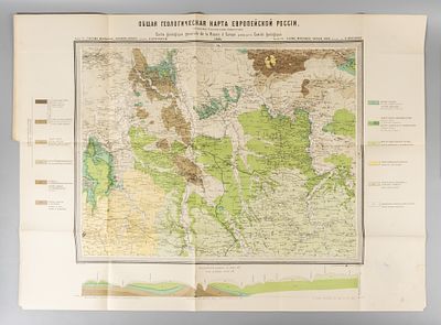 Богословский Н. Общая геологическая карта России. Лист 73-й. Елатьма, Моршанск, Сапожок, Инсар. 