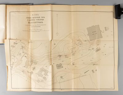 Лангваген Я.В. Краткий предварительный отчет о разведочных работах в Ессентуках. СПб., 1908. Лан 