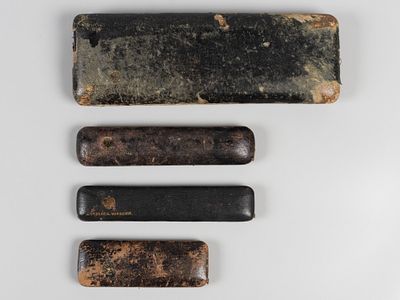 [Из архива семьи Твелькмейер] Чертежные приборы. G. Gerlach Varsovie. Варшава, нач. ХХ в. 