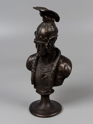 Бюст. Михаил I. Реплика по старым формам. 1990-2000-е. Бронза, литье. Высота 28.5 см. Хорошее 