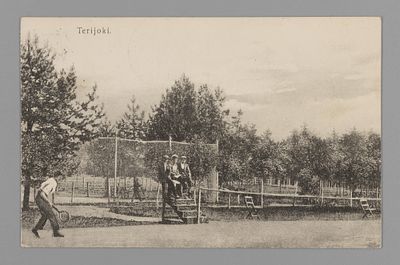 Русская Финляндия. п. Териоки (ныне Зеленогорск) Открытка 1911 Почта. Открыточный формат. Изд 