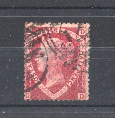 Почтовая марка Великобритании. 1870 г. Мих. №37. Гашеная.