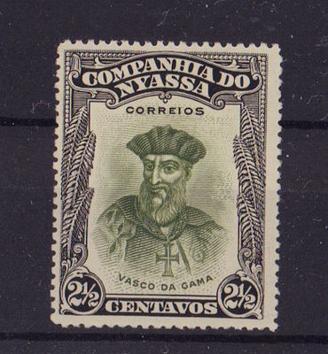 Почтовая марка Компании "Ньясса". Мореплаватель. 1921/23 гг. Мих. №100. Негашеная. Состояние *.