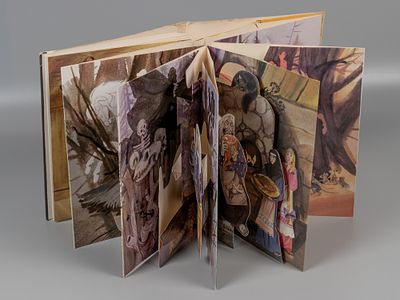 [Книжка-панорама] Василиса Прекрасная. Художник-конструктор Т. Шеварёва. М., 1990. Василиса 