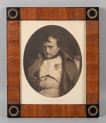 Наполеон в Фонтенбло, 31 марта 1814 года. Гелиогравюра с картины П. Делароша. Размер по раме