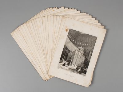 23 гравюры из &laquo;Живописного альбома к путешествию с детьми по Святой Земле&raquo;. 1849. Состояние 