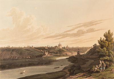 Смоленск. Лист из книги Р. Боуэра &laquo;An Illustrated Record of Important Events in the Annals of 