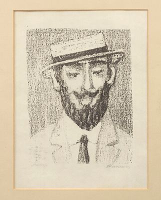 Каплан А. Л. Маклер. Иллюстрация к книге Шолом-Алейхема "Тевье-молочник". 1950-1960-е гг. 