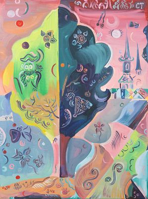 Самсонидзе Т. Г. Звонкая душа Моцарта. 2025. Холст, масло. Размер 30х40 см. Хорошее состояние. 