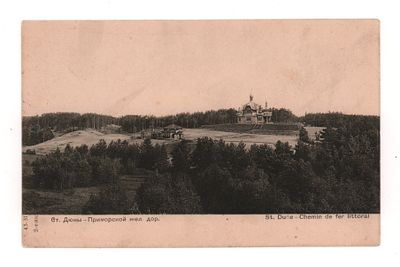 Ст. Дюны - Приморской жел. дор. Открытка Общ. Св. Евгении. Начало ХХ в. 43-31. 2-е изд. 