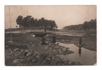 Валаам. Фотооткрытка. Начало ХХ в. Открыточный формат. Прошла почту. Хорошее состояние.