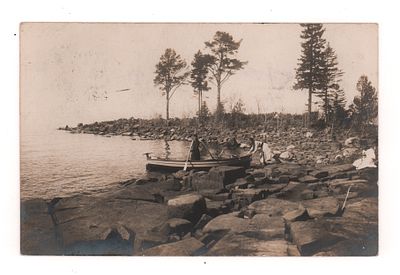 Валаам. Фотооткрытка. Начало ХХ в. Открыточный формат. Прошла почту. Хорошее состояние.