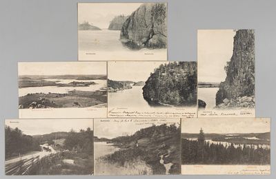 Сортавала. Набор из 7-и открыток, три до 1905 г. Разные издательства. Открыточный формат. Шесть 