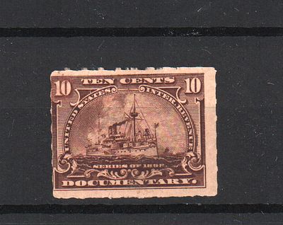 Непочтовая марка США. Корабль. 1898 г. Негашеная. Состояние (*).