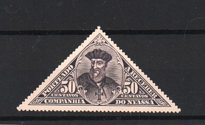 Почтовая марка компании "Ньясса". Мореплаватель. 1924 г. Мих. Порто №9. Негашеная. Состояние *.