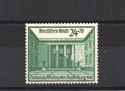 Почтовая марка III Рейха. 1940 г. Мих. №743. Негашеная. Состояние *.