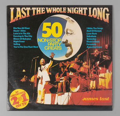 Грампластинка. James Last Last the whole night long 2LP Polydor 1979 Новая Зеландия 33 об/мин. 