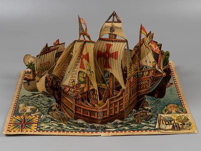 [Художник В. Кубашта] [На англ. яз. Христофор Колумб.]. Christopher Columbus. Bilder von V. 