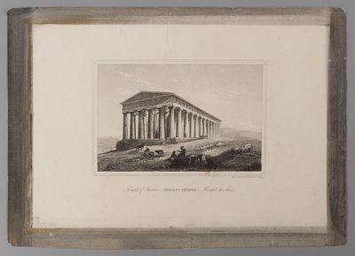 Цан Ф. (гравер) Афины. Храм Гефеста. 1850-е гг. Бумага, гравюра на стали. Размер оттиска 10х15 