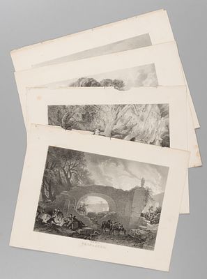 Литография Каспара Эргота, Москва. 4 л. Условно хорошее состояние. Следы бытования. Надрывы 