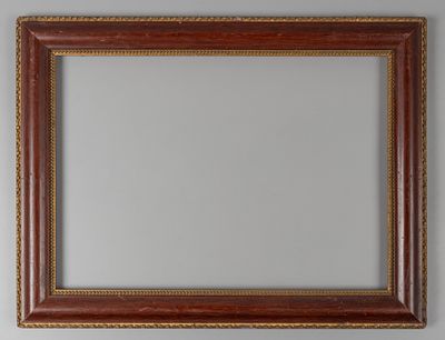 Рама гладкая с позолоченными бортиками. Начало XX века. Размер внешний 32х42 см. Размер 