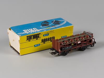 Ж/д вагон. Piko 5/145-01. НО 16,5 мм. ГДР, вт. пол. ХХ в. Пластик, металл. В оригинальной коробке. 