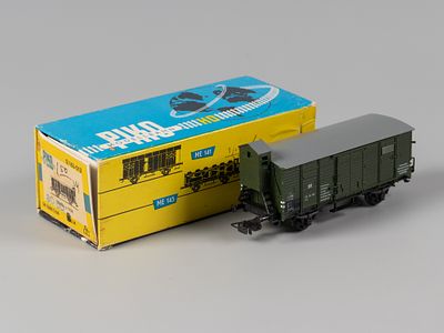 Ж/д вагон. Piko 5/163-012. НО 16,5 мм. ГДР, вт. пол. ХХ в. Пластик, металл. В оригинальной коробке.