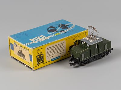 Локомотив. Piko. Lok E69 grun. НО 16,5 мм. ГДР, вт. пол. ХХ в. Пластик, металл. В оригинальной 