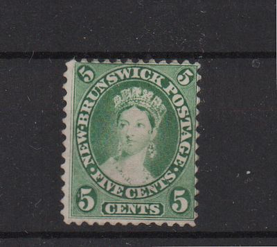 Почтовая марка Нью Брансуика (Канада). Виктория. 1860 г. Мих. №6 а. Негашеная. Состояние (*).