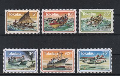 Почтовые марки острова Такелау. 193 г. Мих. №84-89. Негашеные. Состояние **.