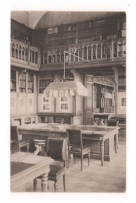 Спб Импер. Академ. Худож. Читальня при библиотеке. Открытка Общ. Св. Евгении. Начало ХХ в. 42-39 