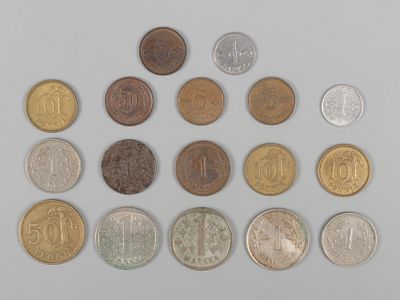 Финляндия. 17 монет разных номиналов 1921-1977 VF-XF. Состояние VF-XF