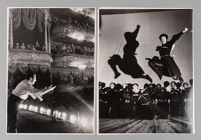 Пресс-фото. Фотограф Т. Арчвадзе &laquo;Танец &laquo;Мхедрули&raquo; в исполнении мужской группы Гос. ансамбля 