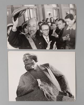 Пресс-фото. Фотограф неизвестен &laquo;Визит Хо Ши Мина в Москву&raquo; и фотограф Е. Кассин &laquo;Москва. 