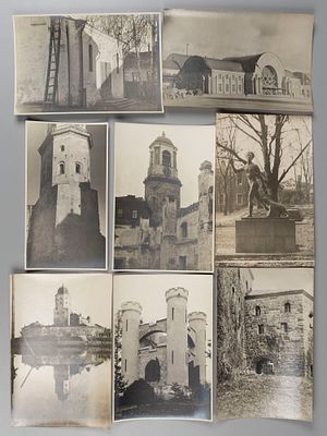 [Из архива архитектора С.Н. Давыдова] г. Выборг Фотографии. 1940-1950-е гг 8 шт. Фотофиксация 