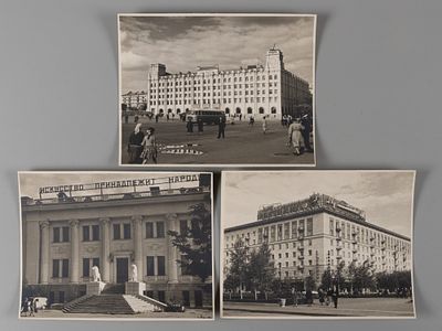 [Из архива архитектора С.Н. Давыдова] Волгоград (Сталинград) 19 фотографий. 1962. Фотофиксация 