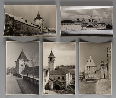 [Из архива архитектора С.Н. Давыдова] Ярославль. Спасо-Преображенский монастырь. 5 фотографий 1952. 