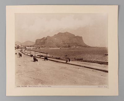 Италия.Палерм, Сицилия. Фотография большого формата Начало XX в. На картоне. Размер фотографии 