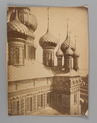 Ярославль. Купол церкви Иоанна Предтечи в Толчкове. Фотография. Начало ХХ в. На картоне. Размер 