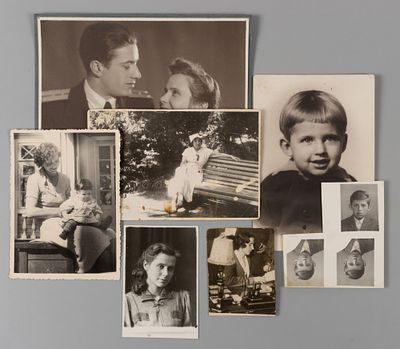 Ольга Константиновна Васильева-Шведе и ее родственники. Фотографии. 7 шт. 1) Васильева-Шведе 