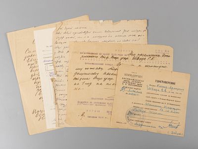 Документы и письмо, относящиеся к Евгению Евгеньевичу Шведе. 1926-1965. 1) Лично. Выписка Шведе 