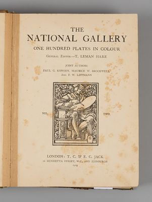 [На англ. яз. Национальная галерея Лондона. 100 картин в цвете. Том 2]. London, 1909. The 