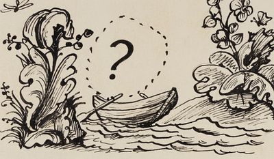 Кабаков И. И. Угадай меня. 1970-е гг. Оригинал рисунка иллюстрации к книге. К. Чуковского 