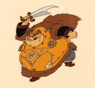 Фаза движения к мультфильмам. 1980-1990-е гг. Целлулоид, тушь, акрил. Хорошее состояние.