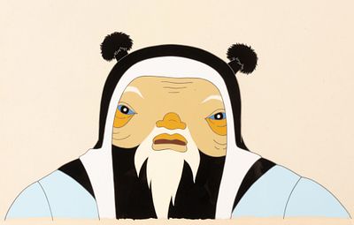 Фаза движения к мультфильмам. 1980-1990-е гг. Целлулоид, тушь, акрил. Хорошее состояние.