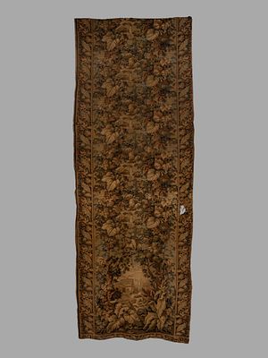 Гобелен. Пасторальная сцена. Зап. Европа, рубеж XIX-XX вв. Размер 3,5х1,25 см. Следы бытования 