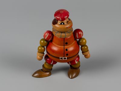 Игрушка по чешкой сказке &laquo;Высокий, Широкий и Зоркий&raquo;. Широкий. Мастерская Б. Чермака (Bohumir 