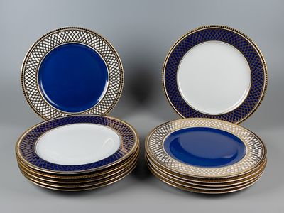 Посуда с Кремлевских мероприятий. Набор блюд. 12 шт. Falken porcellan. Бавария, Германия 2010-е 