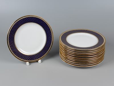 Посуда с Кремлевских мероприятий. Набор тарелок 12 шт. Falken porcellan. Бавария, Германия 